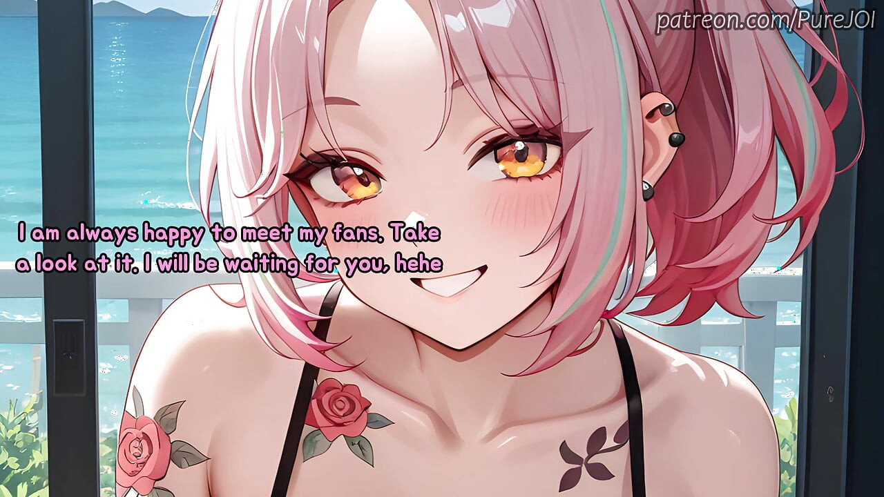 Vtuber Fefe har formet sin største fan til en lojal valp (Anal JOI)