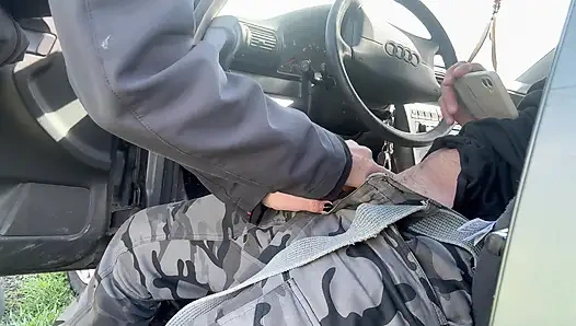 Arabada oral seks - burada ve şimdi yarağını emmek istiyorum, ağzıma boşal