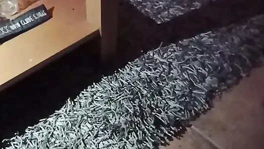 Couple enjoying what they like best.