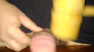 Hammering my cock