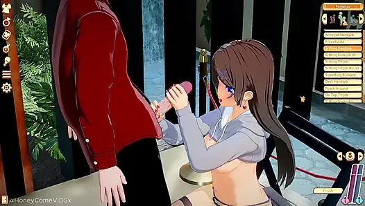 HoneyCome - Momo story part 1 - Custom Character - First meeting and oral - Uncensored