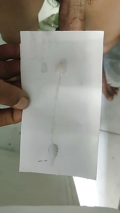 Cum on paper