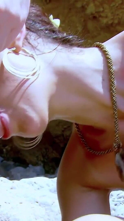Must-see moment from "Anal rascality at the beach with the delicious French Julia Gomez"