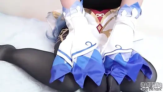 Genshin Ganyu Cosplay, a Sweet Facade Gives Way to a Bold, Playful Awakening