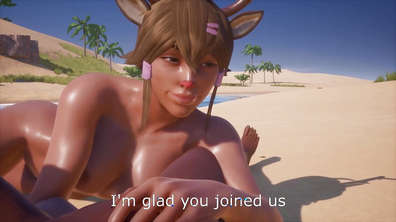 Três meninas ReinDeer fazendo sexo