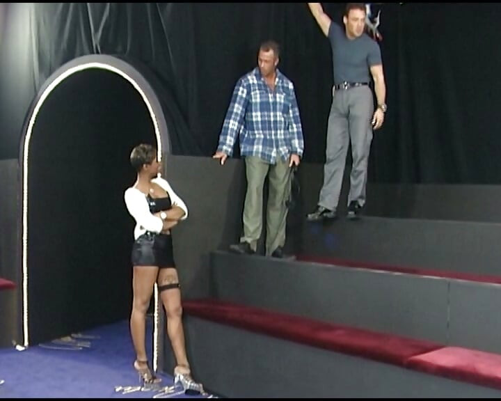 Mega hot German ebony babe gets wrecked by three horny dude