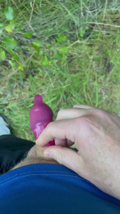 Used condom masturbation | Clip 1