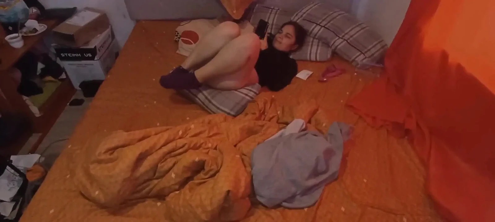 Step Dad Uses Me for Free to Let Go Inside Me