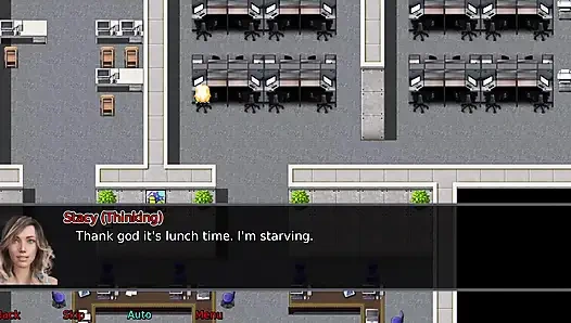 Ofis karısı #9: Stacy oyuncağıyla oynuyor