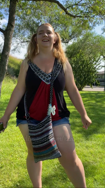 Three Intense Orgasms Outside - We-Vibe Vibrator Edging - Chubby Fat Curvy BBW Milf O Face - Marie Exhibitionism Fetish | Clip 2