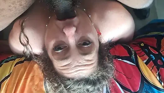 BBW devote schlampe grobes gesicht von BBC gefickt