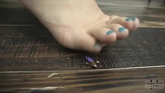 Riesin und Wissenschaftlerin mit sinn Sage