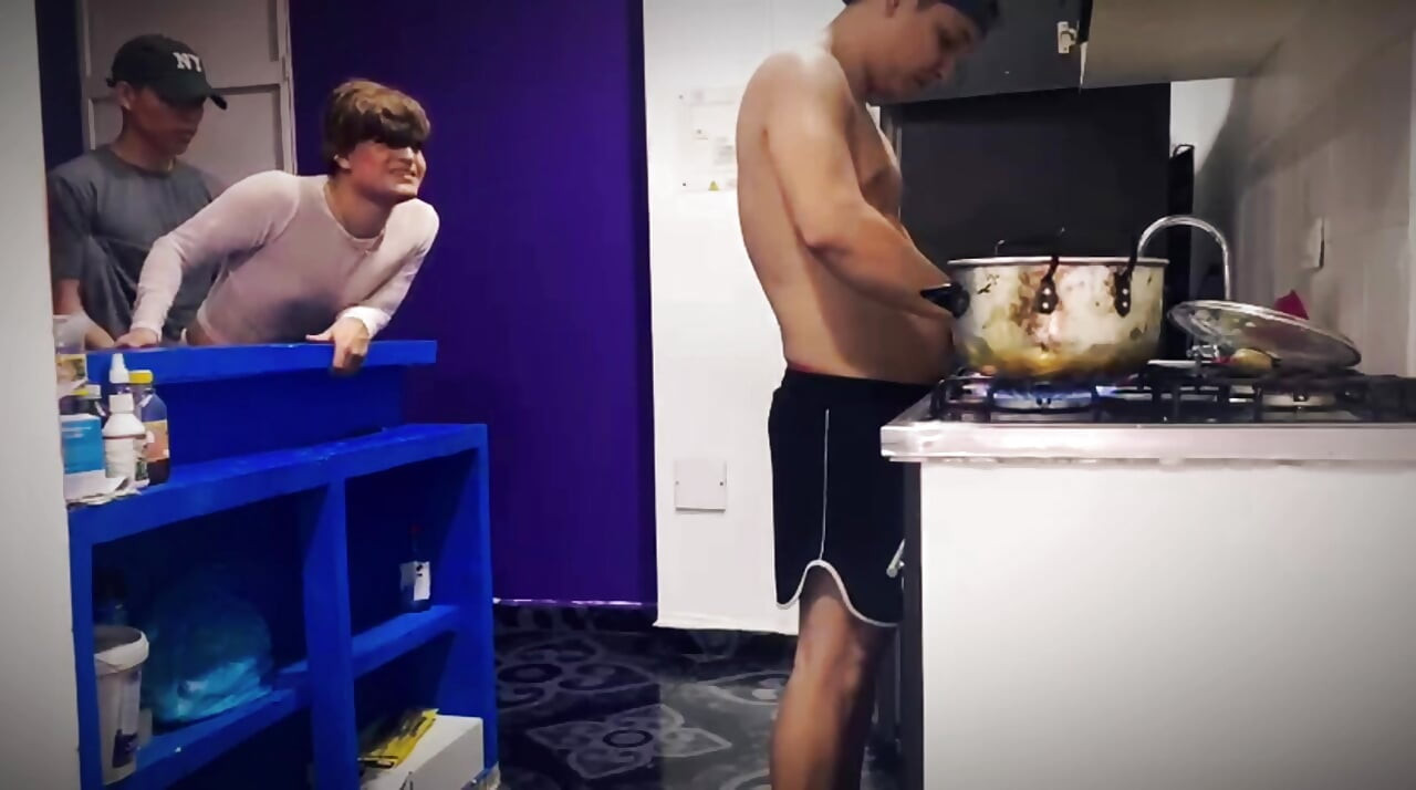 FEMBOY FUCKS HER BOYFRIEND'S BEST FRIEND BEHIND HIS BACK
