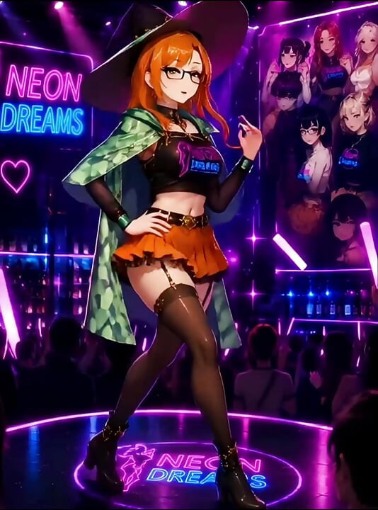 NEON DREAMS - THE MAGE'S CUM DUMPSTER