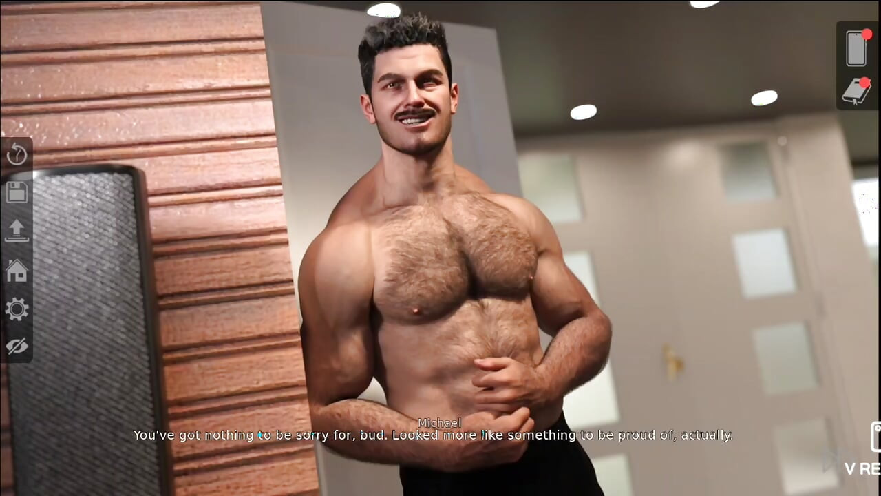 Your muscular tenant trains wishing for his old instructor.