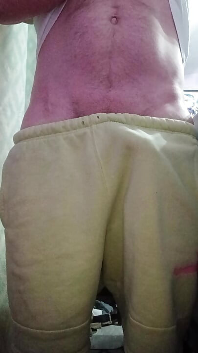 Tease abs bule kuk hvite joggebukser
