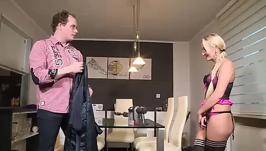 Big and deep inside pussy of German nympho!