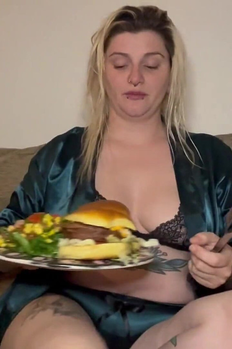 Snob to Slob Messy Eating and Burping Burger Mukbang