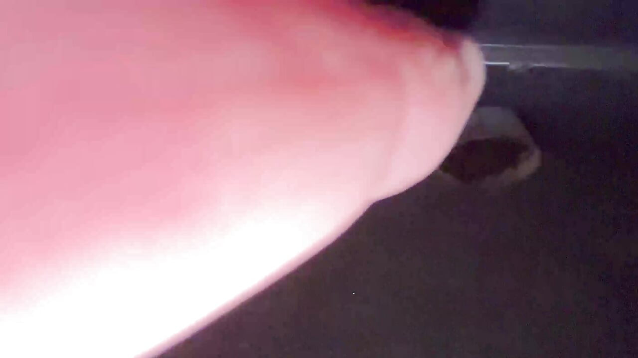 I fuck my car at night next to the public road