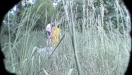 Wet Lesbian Sex in the Open Air