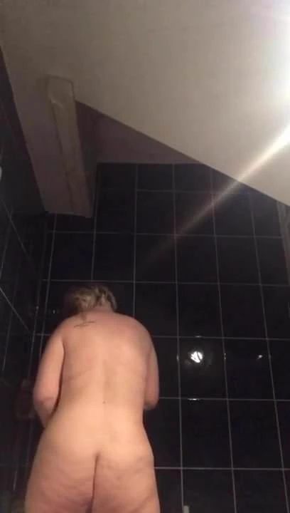 Dirty Granny Takes A Shower
