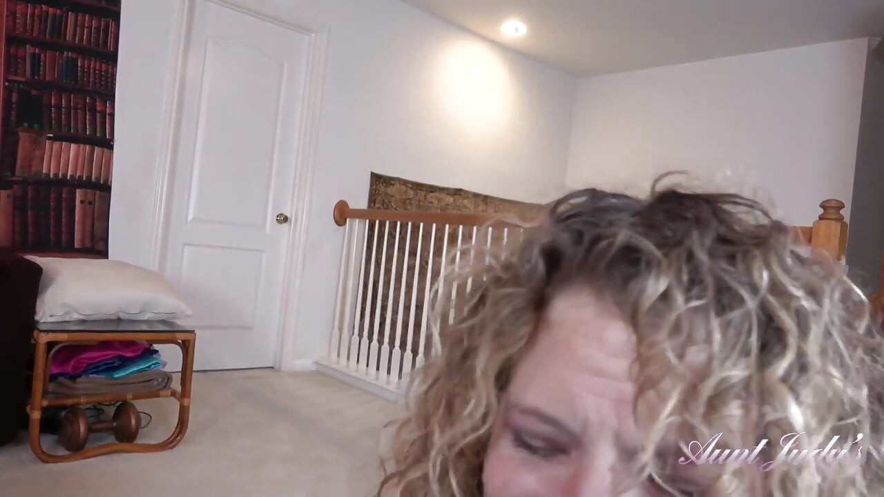 Auntjudys - Your Mature Step-stepmother Tia Gives You a Taboo Blowjob