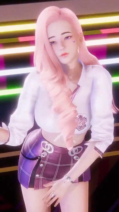 MMD NewJeans - ASAP - Seraphine Sexy Kpop Dance League of Legends Hentai Uncensored 4K 60FPS | Clip 1