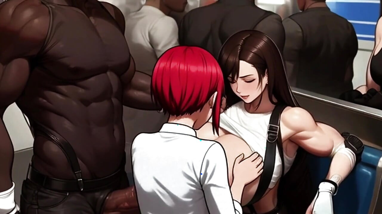 Tifa's Titties Demand Attention On The Midgar Train
