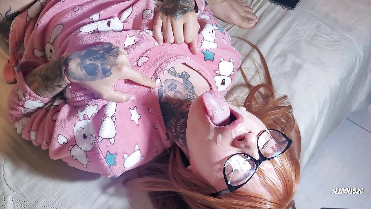 Naughty Redhead Has Deep Oral Sex and Fucks Hard Until...