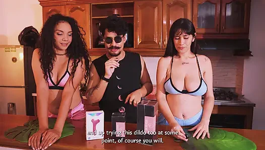 Membuat 2 air mani georgeous ini dengan beberapa bantuan (ulasan mainan badpeach)