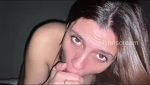We sneak into her BF's room during the party and fuck!