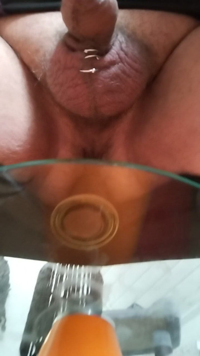 A bunda está feliz.