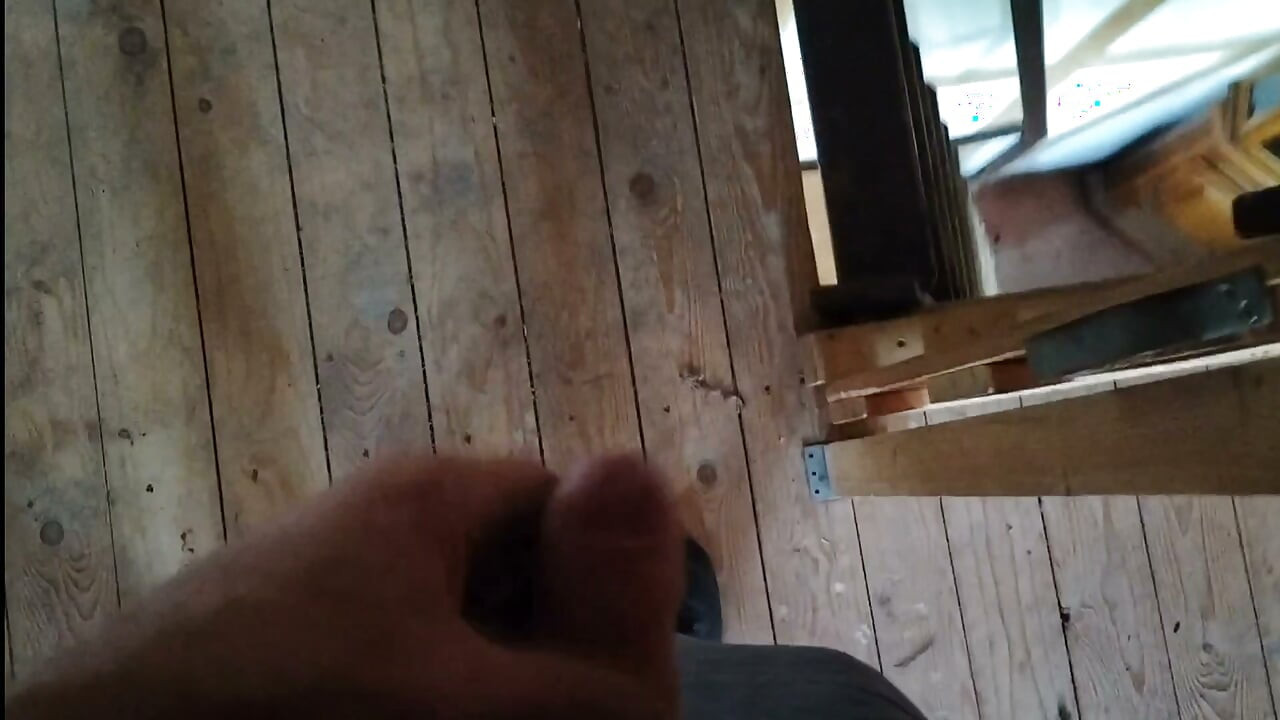 Alone in a forest hut