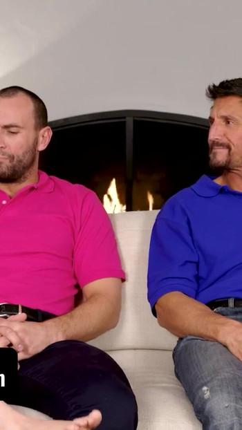 Key moment from "Randy Teens Whip Out Their Stepfathers' Cocks And Suck Them Side By Side Before Hopping On Top Of Them For"
