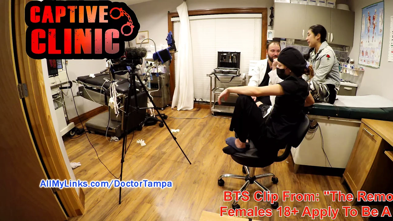 Sfw - 来自Jasmine Rose的远程审讯场景，内衣和谈话，在Captivecliniccom观看电影