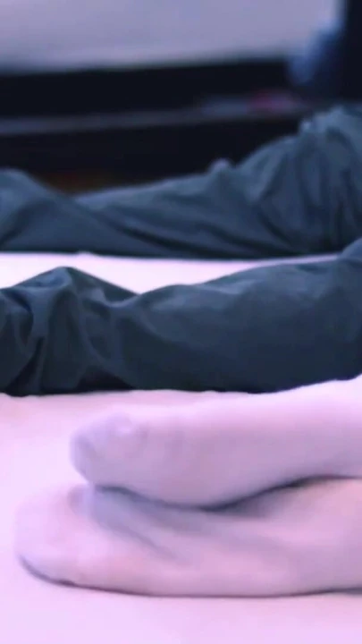 Emotional moment from "man and woman fucking in guest room"