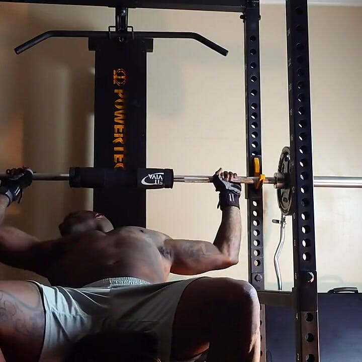 Push Day workout Jeremiah McPherson aka Hallelujah Johnson - Part 1