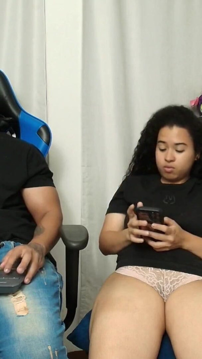 The whore masturbates in the office | Clip 2
