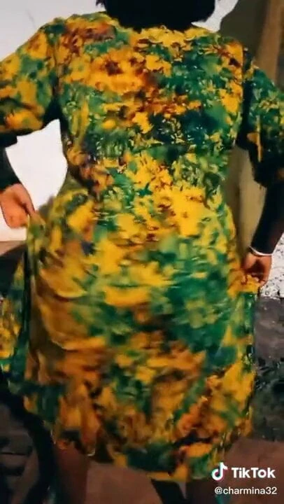 Une bonne salope en robe longue