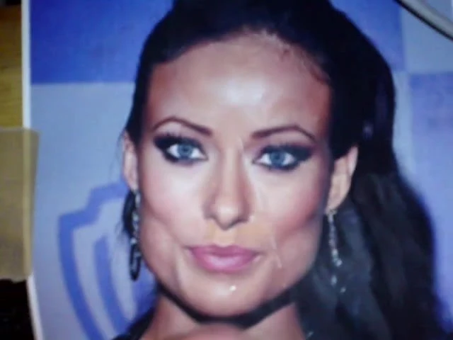 Cum over Brunette OLIVIA WILDE VIDEO 1