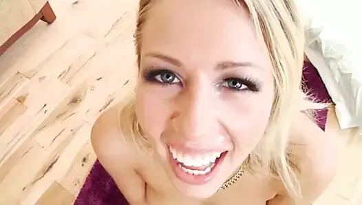 Zoey Monroe gets POV facial cumshot