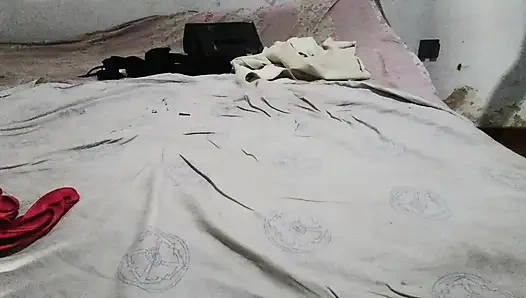 Step mother's home work with step son while husband was away