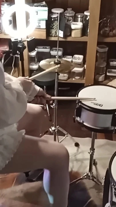 Drums with Coquette Outfits