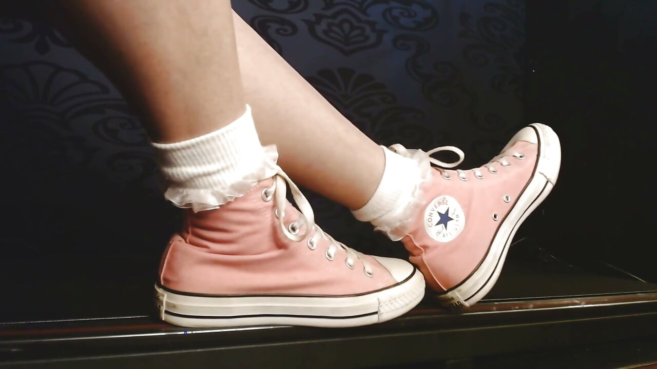 Pembe all stars converse spor ayakkabılar