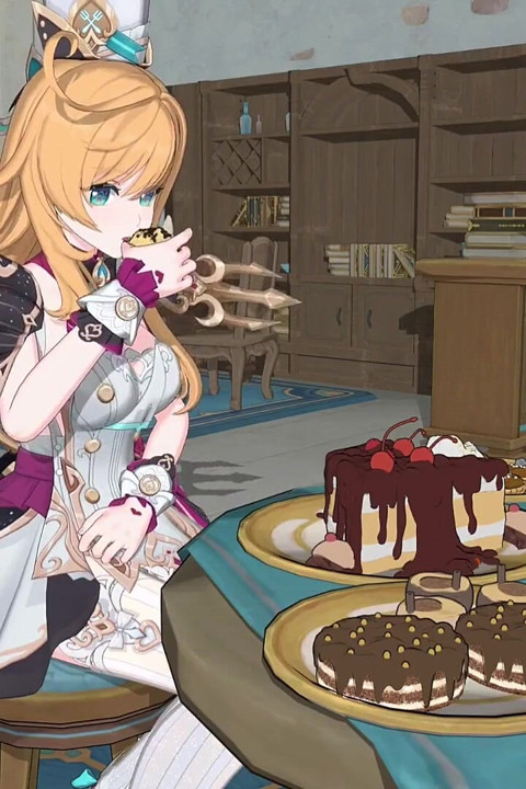 Genshin Impact- Escoffier’s Sweet Cake and Lustful Sex - 3D Hentai Animation