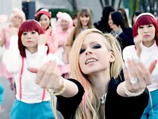 Zeg hallo tegen de poes van Avril Lavigne - pmv