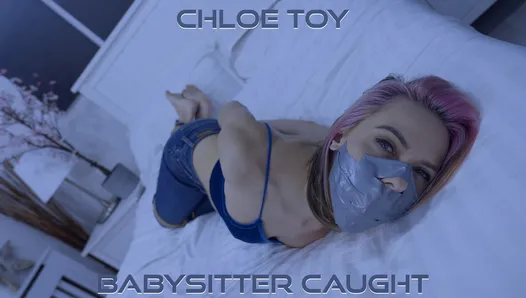 Chloe Toy - Babysitter Caught Put in Bondage Bound and Gagged Tied Up Gagged ( GagAttack.NL )