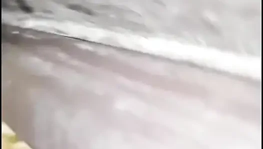 Girlfriend  in home alone boyfriend sex hard