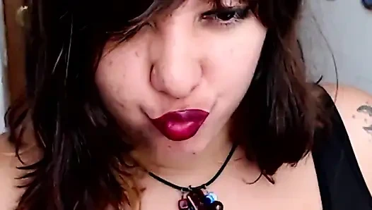 Lippenstift, Küssen und Blowjob