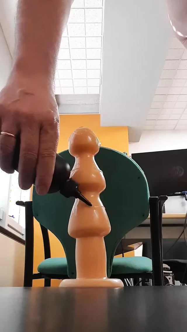 Anal with the 3 steps progressive 42-55-60 plug.  Starting the session 052.  20220306